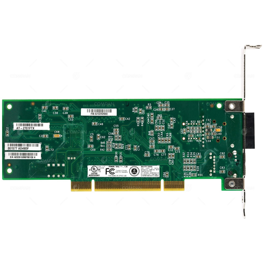 AT-2701FTX ALLIED TELESIS DUAL PORT 32-BIT SC RJ45 PCI FAST ETHERNET FIBER NETWORK INTERFACE CARD FOR WINDOWS XP, 2000, VISTA7, VISTA 8, LINUX 843-000242-00, 844-000242-04